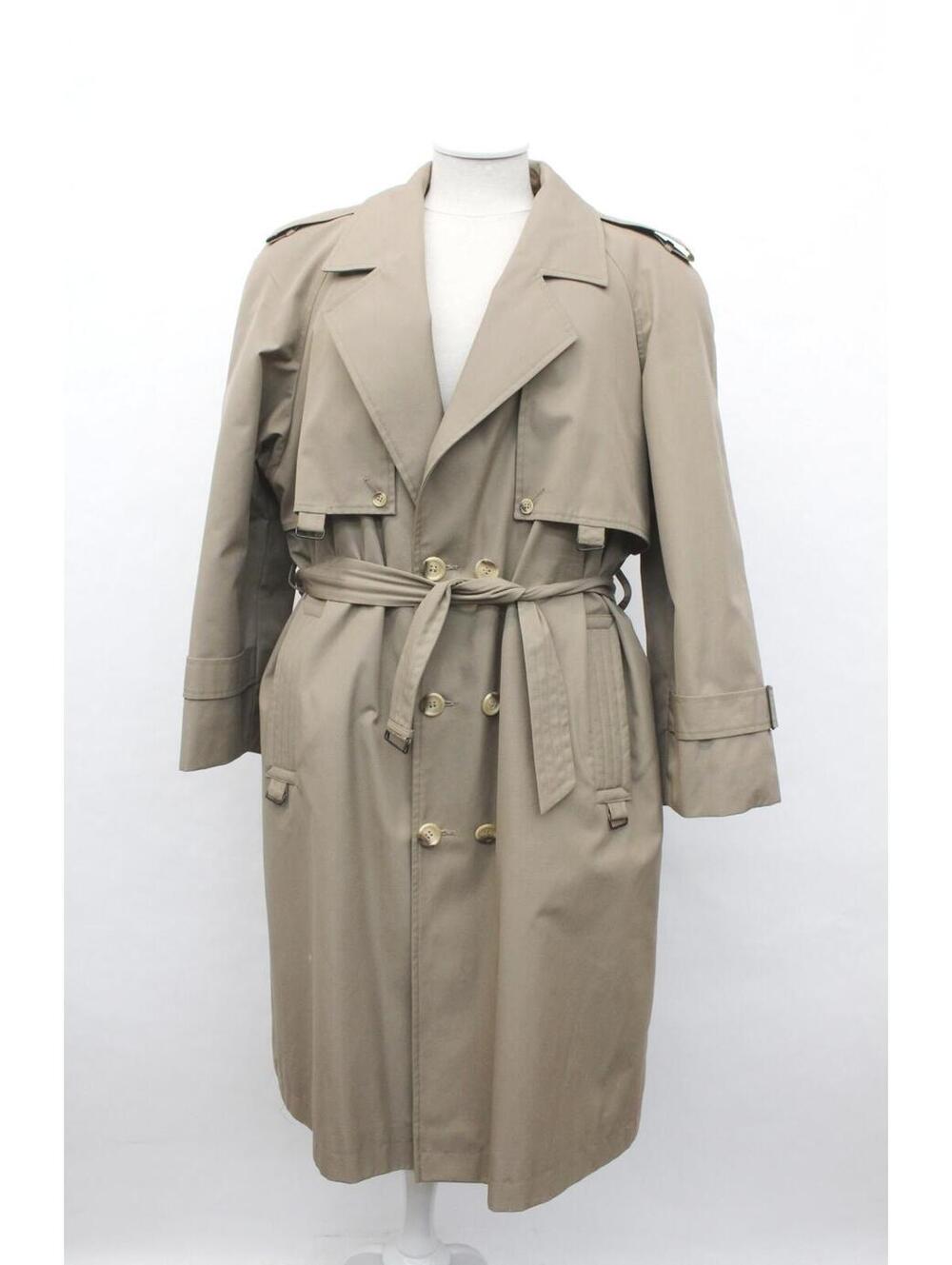 Excellent Men Man Raincoat W/ Muskrat Lining Coat Jacket Size 40-42 Medium